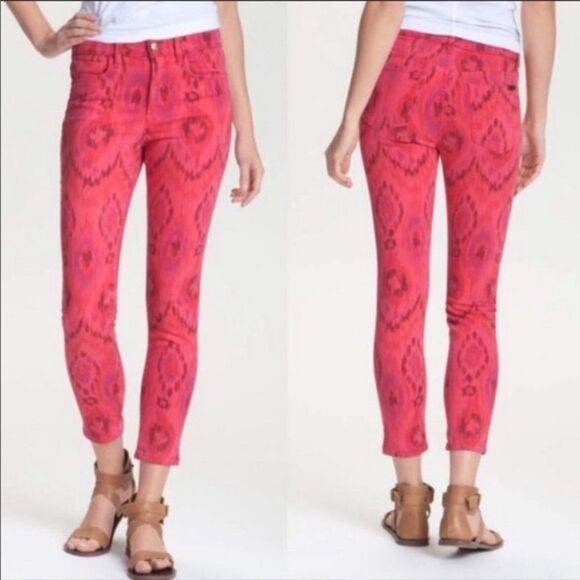 Joe’s jeans‎ red and pink tribal print skinny ankle jeans - Picture 8 of 8